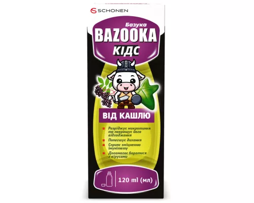 Базука Кідс, еліксир, 120 мл | интернет-аптека Farmaco.ua