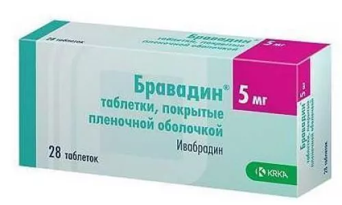 Бравадин, таблетки покрытые оболочкой, 5 мг, №28 | интернет-аптека Farmaco.ua