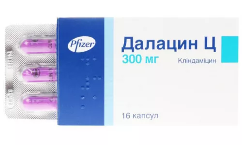 Далацин Ц, капсулы 300 мг, №16 | интернет-аптека Farmaco.ua