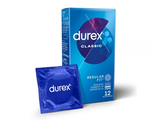 Durex Classic, презервативи класичні, №12 | интернет-аптека Farmaco.ua