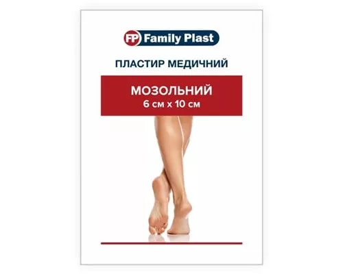 Family Plast, пластырь мозольный, 6 см х 10 см, №1 | интернет-аптека Farmaco.ua