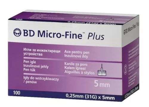 Micro-fine Plus, голка, для шприц-ручки, B-D 31G, 0.25 х 5 мм | интернет-аптека Farmaco.ua