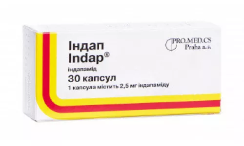 Індап®, капсули 2.5 г, №30 | интернет-аптека Farmaco.ua