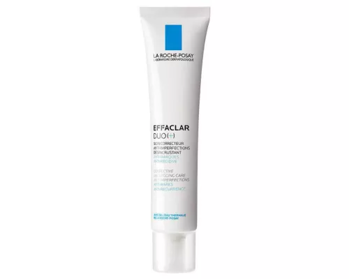 La Roche-Posay Effaclar Duo+, средство корректирующее комплексного действия для жирной проблемной кожи, 40 мл | интернет-аптека Farmaco.ua