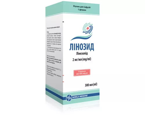 Линозид, раствор для инфузий, 2 мг/мл, флакон 300 мл | интернет-аптека Farmaco.ua