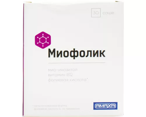 Міофолік, саше 2 г, №30 | интернет-аптека Farmaco.ua