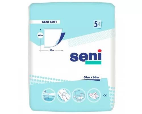 Пелюшки Seni Soft, 60х60 см, №5 | интернет-аптека Farmaco.ua