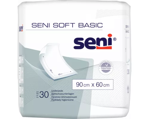 Пелёнки Seni Soft Basic, 90х60 см, №30 | интернет-аптека Farmaco.ua