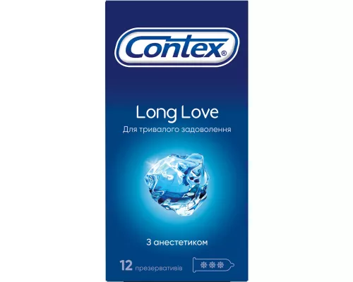 Презервативы Contex Long love, с анестетиком, №12 | Farmaco.ua Презервативы Contex Long love, с анестетиком, №12 | интернет-аптека Farmaco.ua