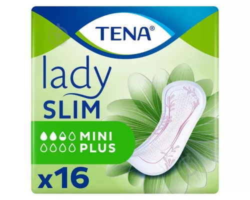 Tena Lady Slim Mini Plus, прокладки урологічні, №16 | интернет-аптека Farmaco.ua