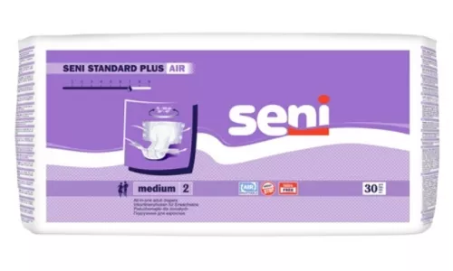 Seni Standard Air Plus, подгузники для взрослых, размер M, тип 2, №30 | интернет-аптека Farmaco.ua