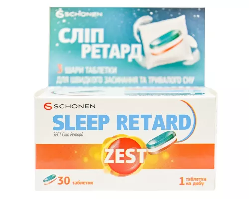 Zest Sleep Retard, таблетки, №30 | интернет-аптека Farmaco.ua